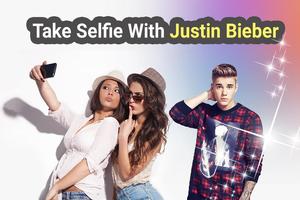 Selfie With Justin Bieber Affiche