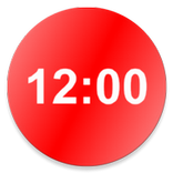 Circle Digital Clock Widget