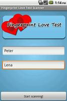 Fingerprint Love Test Scanner পোস্টার