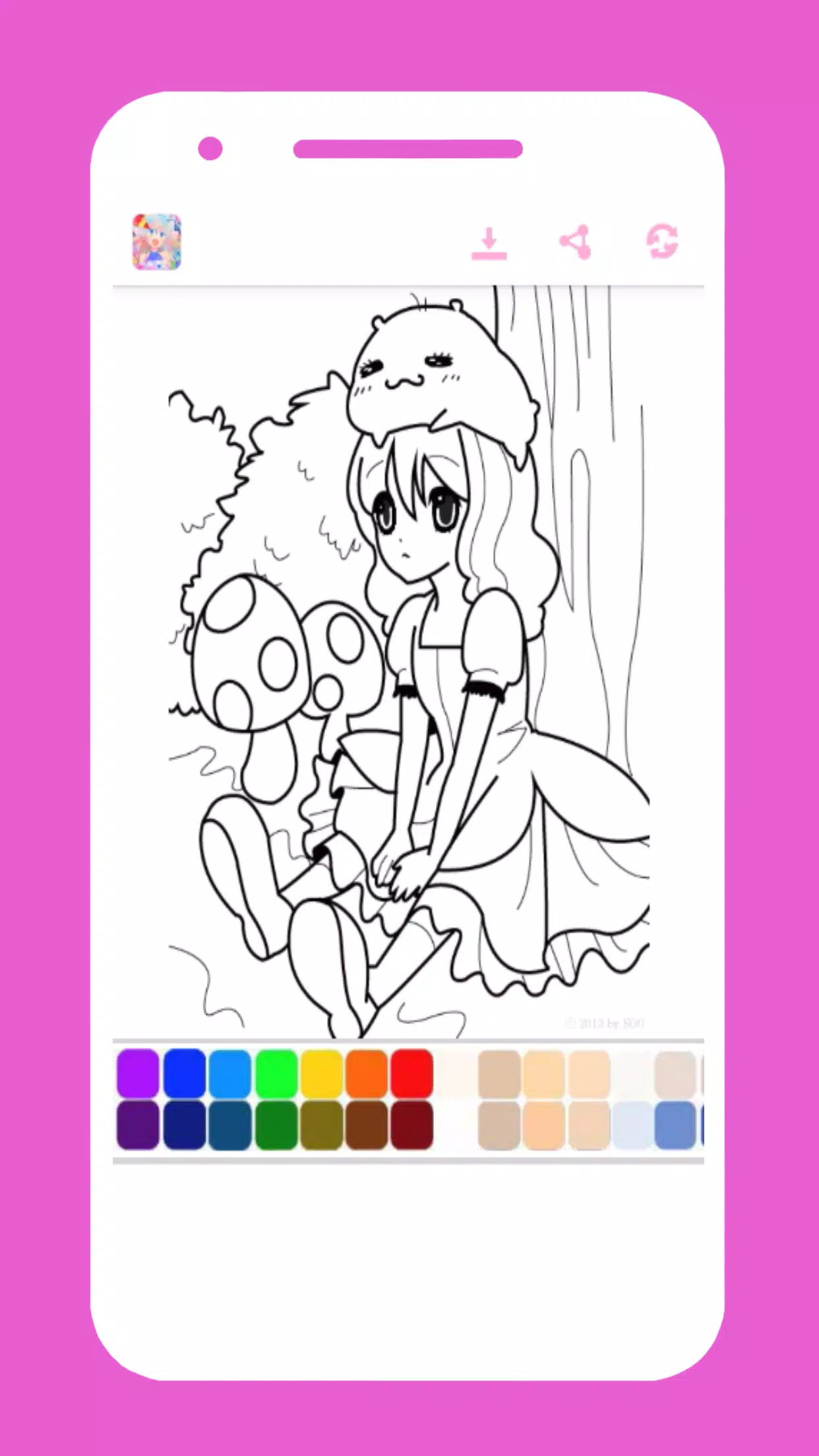 Cute Girl For Gacha Life kids Coloring Book - Microsoft Apps