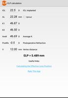 ELP Calculation /Ophthalmology screenshot 1