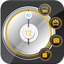 Needle Clock Lock Theme APK