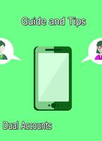 Tips for dual 2 account for WhatsApp poster