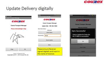3 Schermata Courex Delivery Manager