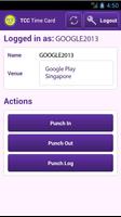 TCC Mobile Attendance App screenshot 1