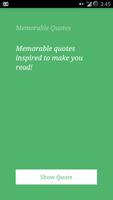 Memorable Quotes poster