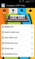 Singapore MRT Map captura de pantalla 1