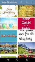 Spring Bank Holiday Messages Affiche