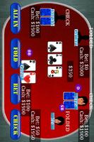 Texas holdem Free capture d'écran 1