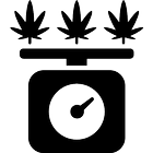 Weed Weight Scale Simulator icono