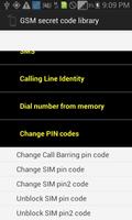 GSM Secret Code Library (Old) اسکرین شاٹ 2