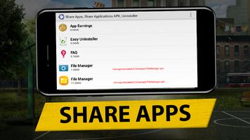 Share Apps, Share Applications APK, Uninstaller capture d'écran 3