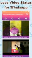 FullScreen Love Video Status for Whatsapp capture d'écran 1