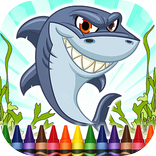 Книжка-раскраска акул