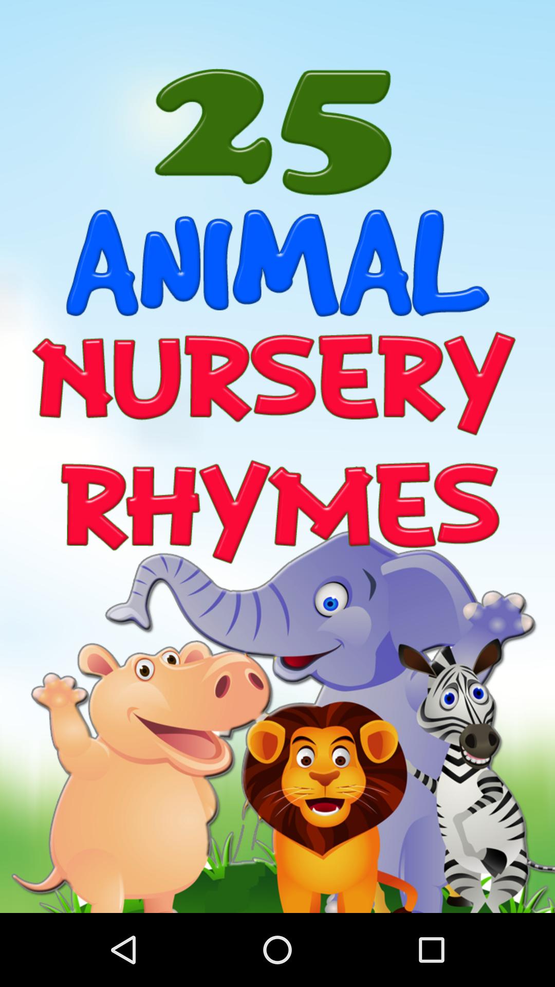 Animal rhymes