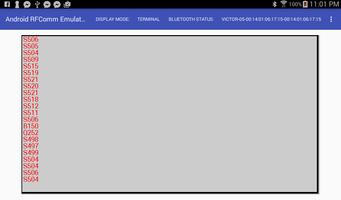 Bluetooth RFCOMM Emulator screenshot 2
