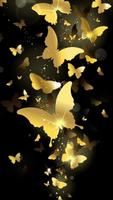 Tema Golden Butterfly screenshot 1