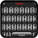 Shiny Black Theme&Emoji Keyboard APK