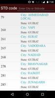 Gujarat STD RTO and PIN Code 截图 2