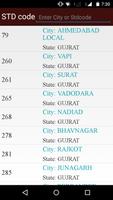 Gujarat STD RTO and PIN Code screenshot 2