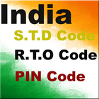 India STD,RTO and PIN Code icon