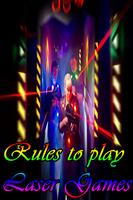 Rules to play Laser Games poster