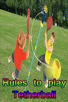 Rules to play Tetherball Cartaz