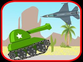 Tank vs Fighter Jets Affiche