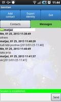 Gentian - Encrypted SMS screenshot 1