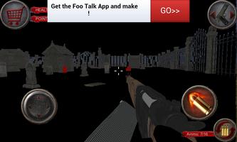 Zombie Games Killer 3D capture d'écran 3