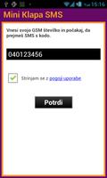 Mini Klapa SMS capture d'écran 1