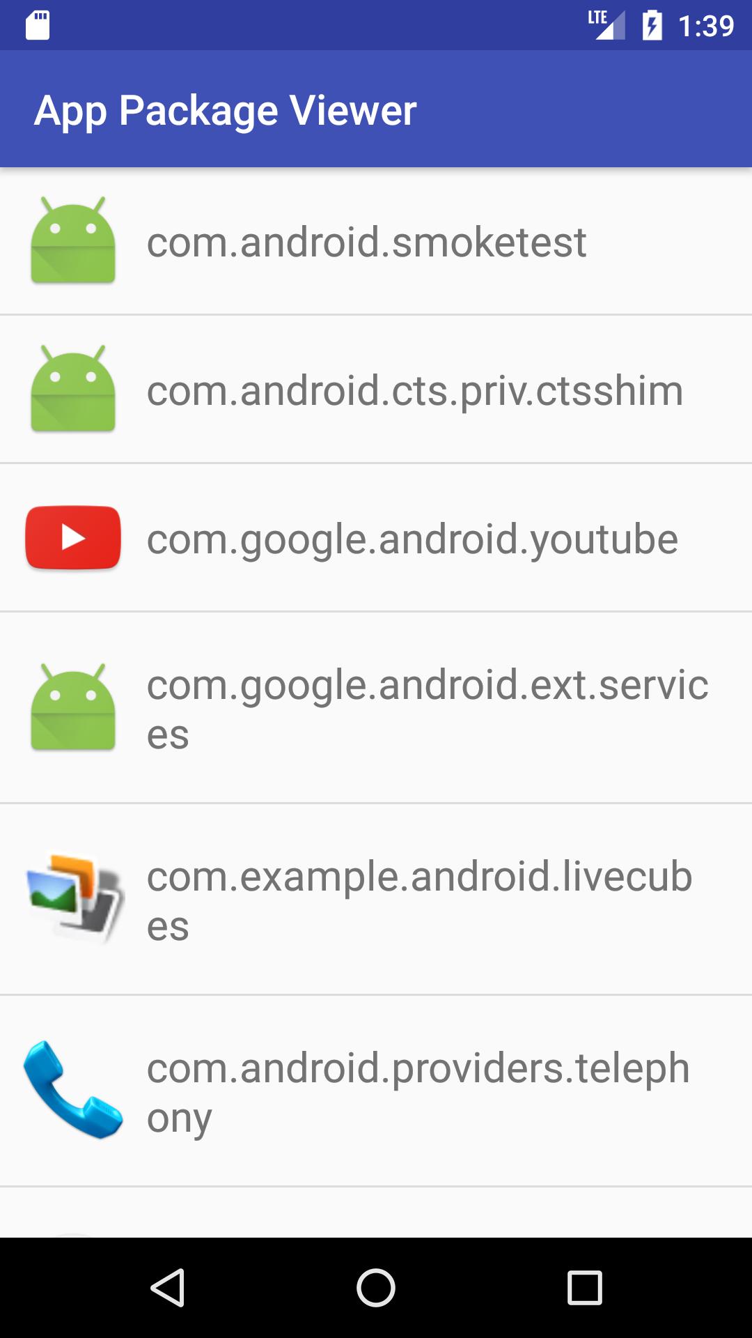 Application Package Name Viewer APK for Android Download