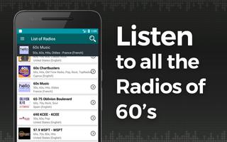 60s Musik Radio Plakat