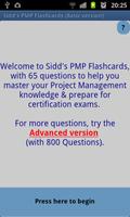 Poster Sidd's PMP Flashcards Basic