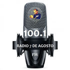 Radio 7 de agosto 100.1 FM 圖標