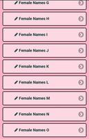 Meaning Female Names اسکرین شاٹ 1