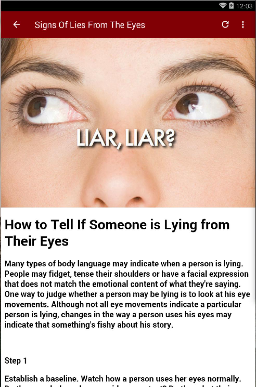Tell people lying are when how to 21 Ways