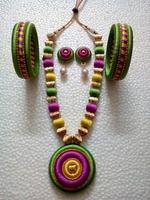 Silk Thread Necklace: Jewelry Design Ideas 스크린샷 1