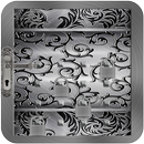 Silver Door Lock Screen APK
