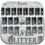 Silver Glitter Keyboard icône