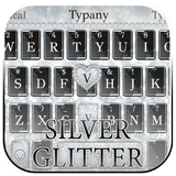 Silver Glitter Keyboard icon