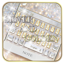 Teclado tema prata e ouro APK