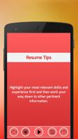 Resume Tips اسکرین شاٹ 1