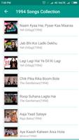 90s Hindi Songs HD - Hindi Hit Filmi Songs capture d'écran 2