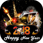 New Year Fireworks 2018 - New Year Crackers 2018 icône
