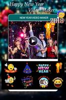 Happy New Year Video Maker 2018 - Slideshow Maker capture d'écran 2