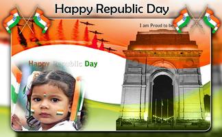 Republic Day Photo Frame imagem de tela 1