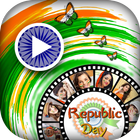 Republic Day Video Maker 2018 -26 Jan Video Editor 图标