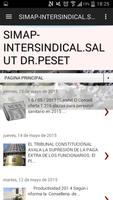 Simap-IntersindicalSalut Peset ポスター