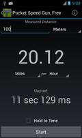 Pocket Speed Gun, Free تصوير الشاشة 2